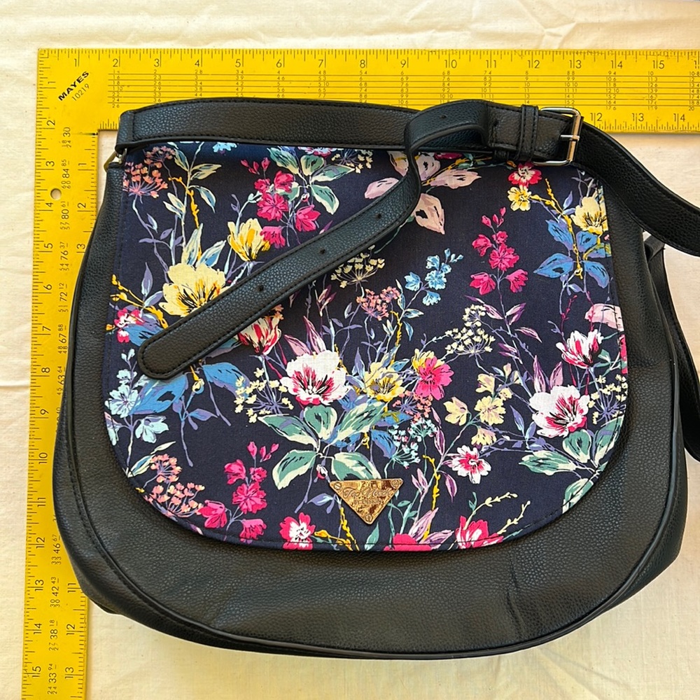 Athena bag Top Notch by Design Blue and Pink Floral Neutral